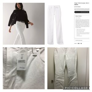 WHBM Hi Rise Sculpt Skinny Flare Size 8R